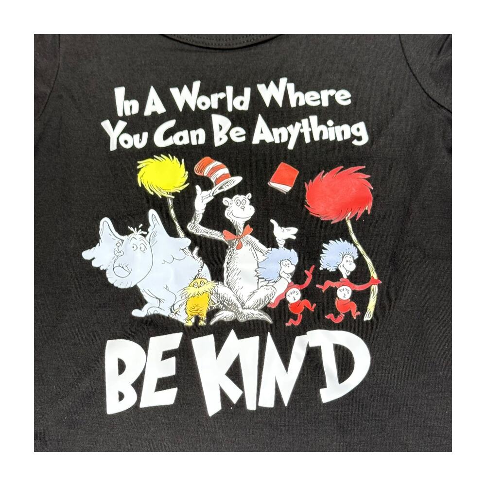 Be Kind Toddler Graphic Tee Shirt Size 2T/3T Black - Picture 7 of 7